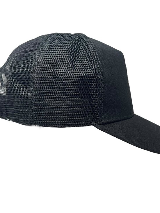 Hockey Players Club Trucker Hat Snapback Mesh Cap Black Logo Patch Adjustable - Picture 2 of 8